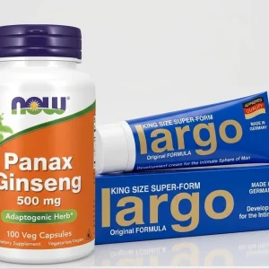 Largo Cream + Panax Ginseng 500mg Combo