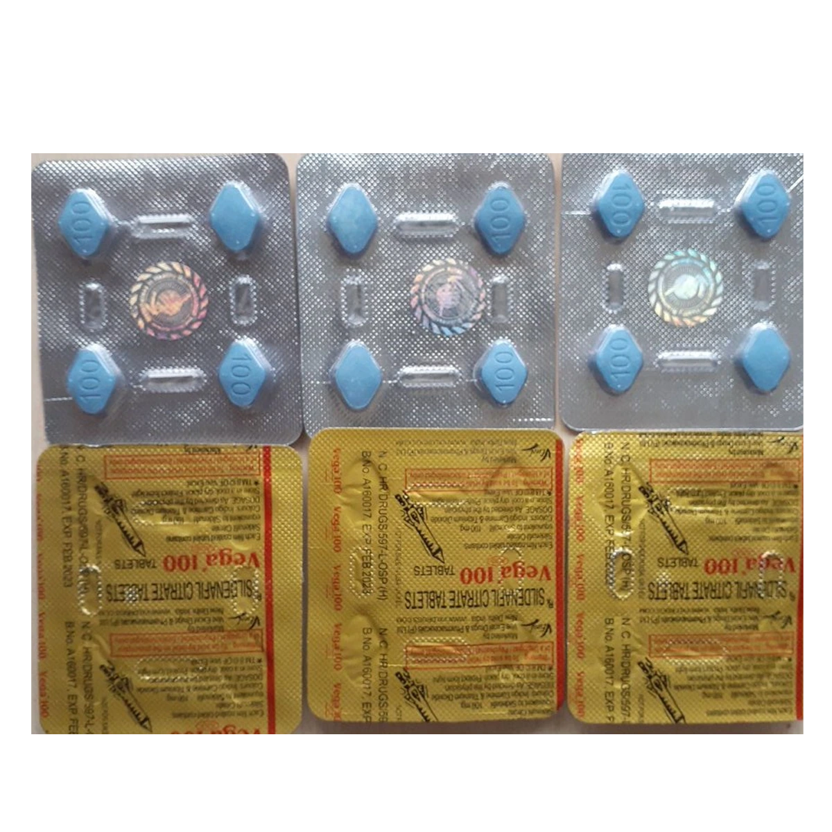 Vega 100mg Tablets Combo Pack